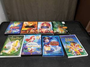 lot 3827 image: Disney DVD Collection - 8 Classic Animated Movies
