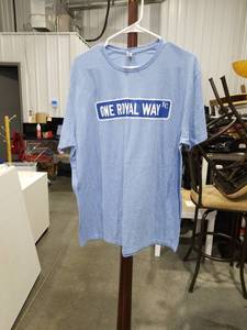 lot 3861 image: One Royal Way KC Blue Cotton T-Shirt Size XL