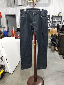 lot 3867 image: Levis 501 Classic Straight Leg Jeans Size W36 L36