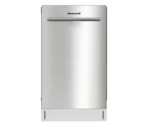 lot 18653 image: 18 in. Honeywell Dishwasher with 8 Place settings 6 Washing Programs with Stainless Steel Tub and ULEnergy Star - Retail $499