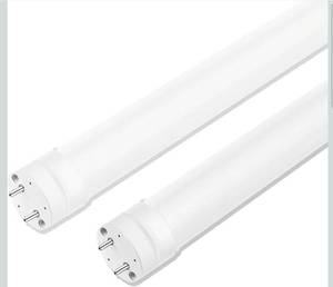 lot 18662 image: 2 Pack T8 Type AB LED Tube Lights 4FT, 40W Equivalent, 6000K Daylight, Plug and Play or Ballast Bypass, Single or Double End LED Bulbs, LED Fluorescent Tube Replacement T8 T12, Non-dimmable - Retail $0