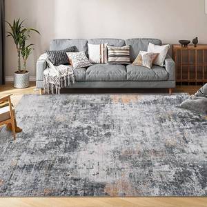 lot 18667 image: Washable Area Rug Modern Abstract Rug, Foldable Soft Indoor Carpet with Non-Slip Backing Low Pile, Non-Shedding Floor Mat for Living Room Bedroom Dining Room Office, 6x9 - Retail $89