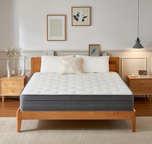 lot 18686 image: Queen Size Mattress, 12 Inch Hybrid Memory Foam Mattress in a Box with Pocket Springs, Medium Firmness, Pressure Relief & Motion Isolation, CertiPUR-US Certified - Retail $199