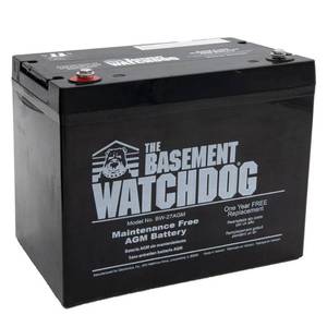lot 18728 image: The Basement Watchdog Maintenance Free (AGM) Standby Battery for Backup Sump Pumps (BW-27AGM) - Retail $209