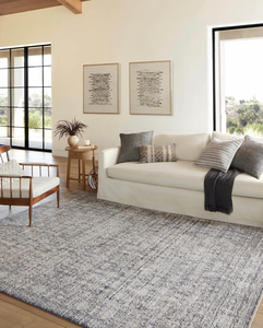 lot 18742 image: Loloi Amber Lewis Alie Collection ALE-03 CharcoalDove 11-6 x 15-7, .13 Pile Height, Area Rug - Retail $559