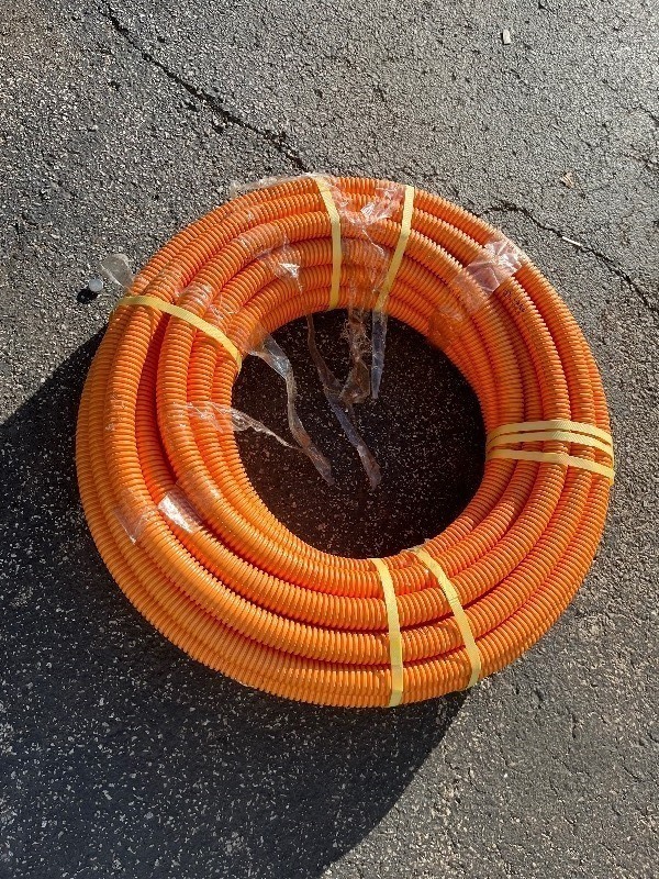 lot 303 image: General Purpose Orange Tubing 1 x 50