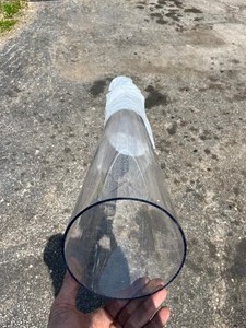 lot 96 image: 8 x 6 Clear Plastic Tube - Great Utility Piece