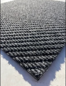 lot 59 image: Box of 20 DOMINATOR Carpet Tile Pieces . 1593 Anthracite DYE LOT 2349 - P38 - 19.5 x 19.75 each Sq