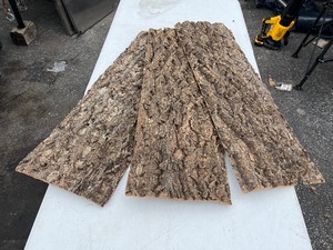 lot 109 image: 3 Pieces of Realistic Cork Bark - Wall Decor See images 12 x 36