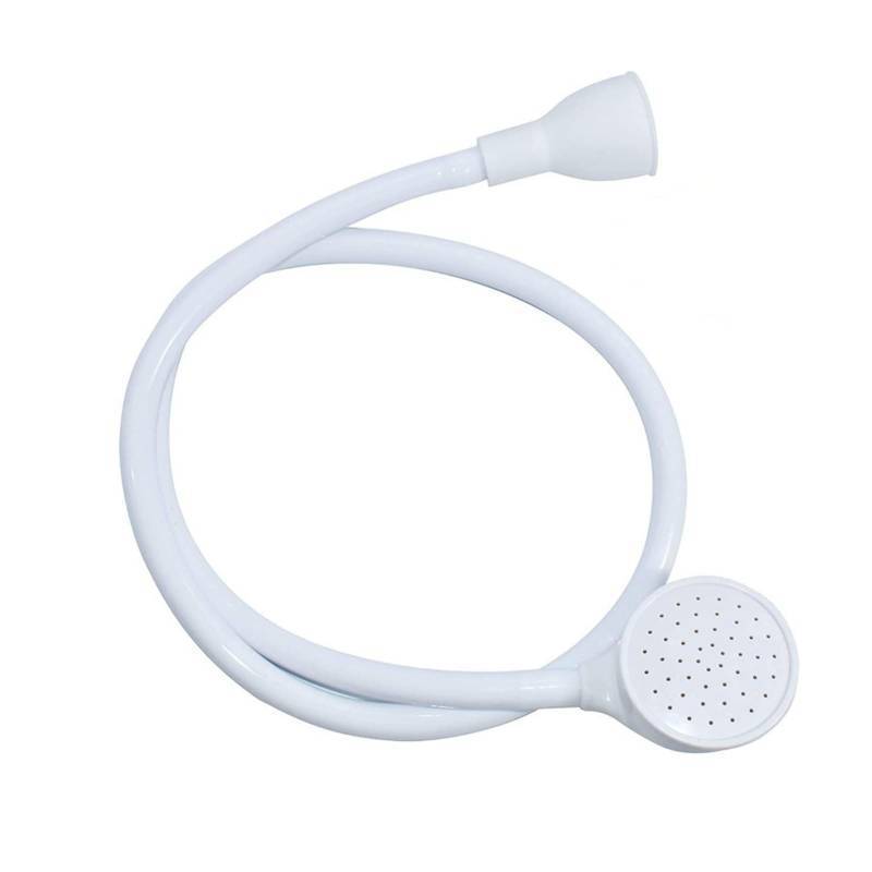 lot 42530 image: 1m3.28ft Portable Sink Hose Faucet Sprayer Sink Spray Rubber Hose Shampoo Sprayer Handheld Faucet Shower for Pets, Bathing Baby, Washing Hair, Rinsing Vegetables - Retail $9