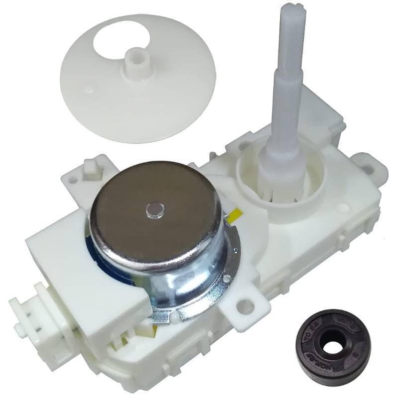 lot 22971 image: W10537869 Dishwasher Diverter Valve Motor Kit with W10476222 Seal Grommet Gasket Replacement Compatible with Whirlpool W10195677 W10849439 2684962 PS5136127 120V 60Hz - Retail $19