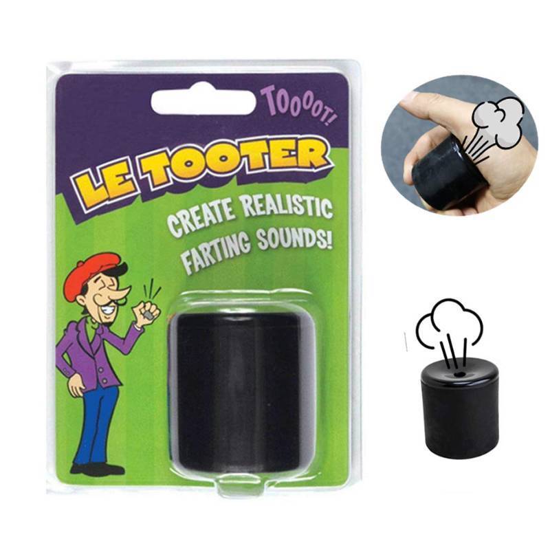 lot 33631 image: SHENGSEN Novelty Squeeze Pooter Fart Machine Funny Le Tooter Prank Farting Noise Maker for Joke Childrens Day Party Gift Toy - Retail $15