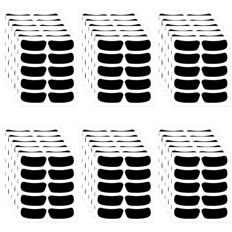 lot 33681 image: 180 Pairs Sports Eye Black Stickers for Kids, Customizable Eye Black Baseball Football Softball Face Baseball Party Favors for Sport Game Day Themed Birthday Party Supplies - Retail $6