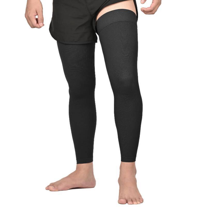 lot 33701 image: KEKING Full Leg Compression Sleeves, Unisex, Thigh High Compression Stocking 20-30mmHg Graduated Support for Thigh Calf Knee, Running, Basketball, Reduce Varicose Veins and Swelling, All Black M - Retail $27
