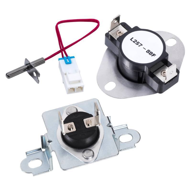 lot 33703 image: BlueStars 6931EL3003D Limit Thermostat & 6323EL2001B Thermistor & 6931EL3001E Thermostat - Compatible with LG Dryers - Replaces AP4440975 1268366 6931EL3003E AH3530485 EA3530485 PS3530485 - Retail $16