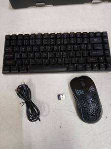 lot 24570 image: Red Thunder K84 Wireless Keyboard and Mouse
