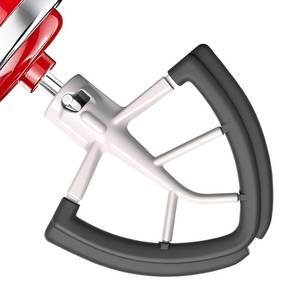 lot 24619 image: Flex Edge Beater for KitchenAid 4.55 Qt Tilt-Head Mixer Flexible Silicone Edge kitchen aid paddle attachments, Auto-Scrape Bowl Scraper, For Kitchen Aid Accessories and Attachments (Gray) - Retail $12
