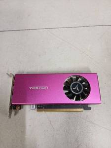 lot 24620 image: Yeston GeForce RTX 3050 6GB GDDR6 Low Profile Graphics Card for Gaming PC Mini Small Form Factor SSF Slim Low Profile Design(Equipped with a Half Height Shifter) - Retail $269