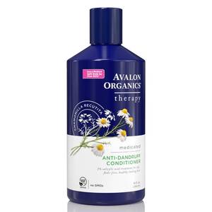 lot 30644 image: Avalon Organics Therapy Medicated Anti-Dandruff Conditioner for Soft, Flake-Free Hair, 14 Fluid Ounces - Retail $16