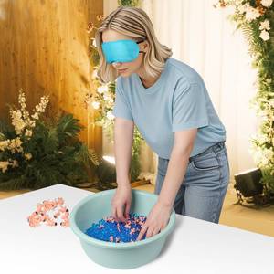 lot 30649 image: YUBAIHUI 3 Sets Baby Shower Games Funny Activities - Funniest Bridal Shower Game Ever, Ice Breakers for Boy or Girl, Grab Baby Madness (Blue) - Retail $10