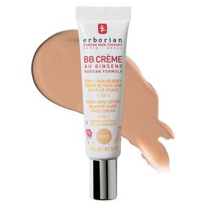 lot 31131 image: Erborian BB Cream with Ginseng, Fair (Clair) - Lightweight Buildable Coverage with SPF 20 & Ultra-Soft Matte Finish Minimizes Pores & Imperfections - Korean Face Skincare - 0.5 Oz - Retail $26