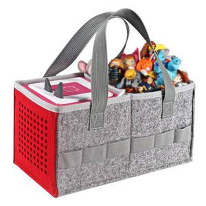 lot 31146 image: Hounyoln Carrying Case for Toniebox Audio Player Starter Set,Compatible with Tonie Starter Set,Tonies Figures Storage Bag(Red) - Retail $16