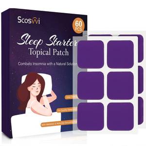 lot 31196 image: Scosvvi Sleep Patches for Adults Extra Strength Plant-Based Sleep Aid with Lavender & Chamomile - Non-Habit Forming Nighttime Patch for Relaxation & Restful Sleep - 8-Hour Time Release - 54PCS - Retail $10