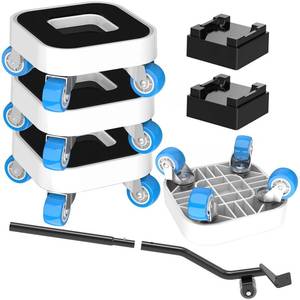 lot 32459 image: New Upgrade Furniture Sliders, Furniture Dolly with 360° Rotatable Wheels, Furniture Movers for Moving Heavy Duty Sofa, Bed, Load Capacity Up to 900lb - Retail $35