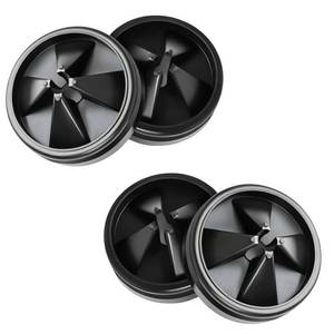 lot 42621 image: 4 Pack 3 38 Inch Garbage Disposal Splash Guard QCB-AM Silicone Splash Baffle with Noise Reduction, Leak-Proof Drain Protector Accessories, Compatible with InSinkErator Evolution - Retail $8