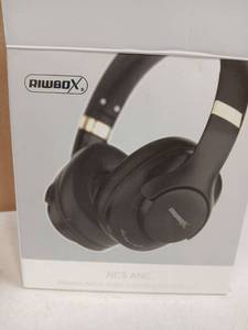 lot 24650 image: RIWBOX Over-Ear Wireless Active Noise Cancelling Bluetooth Headphones - Retail $25