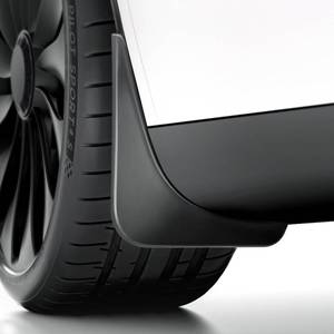 lot 24684 image: REEVAA 2026 Tesla Model X Accessories - Mud Flaps Protect Paint, No Drilling Required All-Weather Splash Guard Body Kits for Model X 2022-2026, Black (Set of 4) - Retail $43