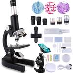 Microscope for Kids & Adults,40X-2000X Microscope with Phone Adapter & Slides Set,Suitable for Students School Lab and Home Education - Retail: $70