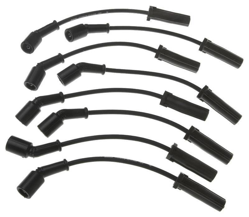 lot 22818 image: ACDelco Professional 9748HH Spark Plug Wire Set, 6 count  - Retail $52