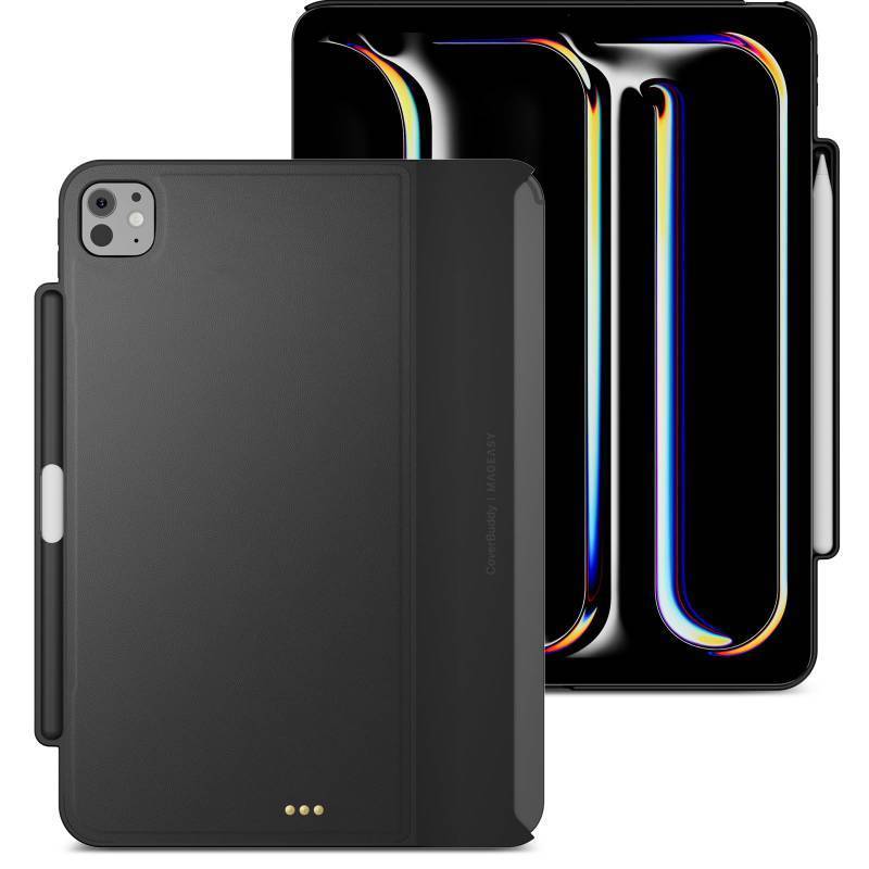 lot 33846 image: MAGEASY CoverBuddy for 20252024 iPad Pro 11 - iPad Pro Case Compatible with Magic Keyboard for iPad Pro (M5M4), Enhanced Thickness & Heat Dissipation (White 5.0) - Retail $70