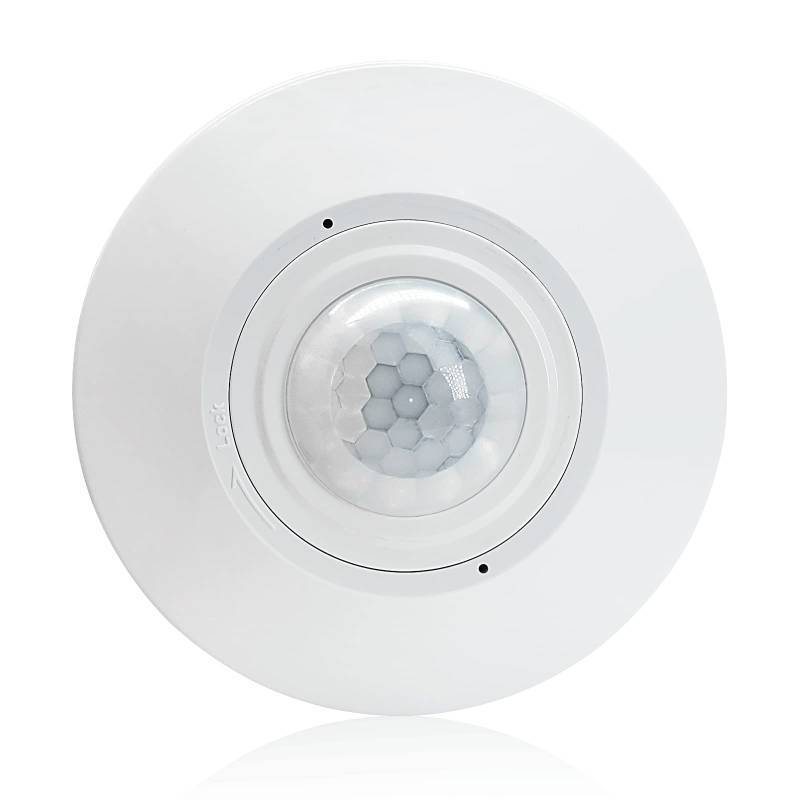 lot 40928 image: RAYZEEK Ceiling Mount 360 degree PIR Occupancy Motion Sensor,2200W,110-265V,8-12M High Sensitive HardWired Occupancy Sensor Detector, CommercialResidential,Up to 1600 sq.ft(10A,Neutral Wire Required) - Retail $19