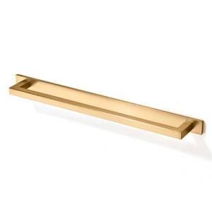 lot 23225 image: TUNNY 5 Pack Square Solid Cabinet Handles-8.81224mm Screw Spacing Brushed Champagne Gold Furniture Hardware Handles for Kitchen Cabinets Bedroom Dresser Wardrobe Cabinet Pulls - Retail $47