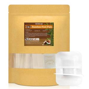 lot 23242 image: TEWEAE Foot Pads for Better Sleep, 124 Pads One-Piece Design Natural Bamboo Vinegar Foot Pads - No Off - Improves Sleep and Relaxation - Premium Foot Care Good Night Foot Patches (2 in 1 Design) - Retail $28