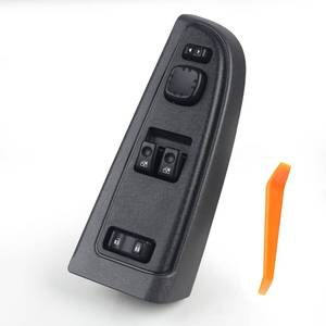 lot 23252 image: 15883318 Front Driver Side Door Lock & Window Power Switch Assembly with Black Bezel for 2003-2007 Chevrolet Silverado, 2003-2007 GMC Sierra, Replaces 920-023 DWS-226 - Retail $40