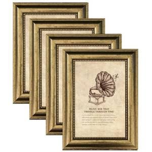 lot 24755 image: TKYGU 8x10 Picture Frame,Ornate Finish Photo Frame Farmhouse Rustic Vintage Distressed Bronze Photo Frame for Wall or Tabletop Display Family Friends Wedding Gift - Retail $20