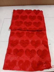 lot 24791 image: Red Heart Table Runner 6ft