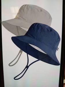 lot 28901 image: Exemaba Baby Sun Hat 2pk Navy and Gray Medium