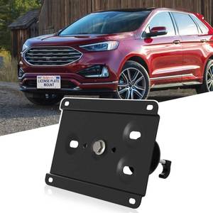 lot 28915 image: No Drill Front License Frame Compatible with Ford Edge 2nd gen ST, Escape 4th gen, Expedition 4th gen, Explorer 6th gen Anti-Theft License Plate Grille Mount Holder Rattle-Proof Car Accessorie - Retail $40