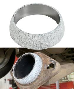 lot 28923 image: UBOG Exhaust Gasket,Car Accessories Exhaust Flange Gasket,2 Inch 2.25 Inch 2.5 Inch 3 Inch Exhaust Manifold Gasket,Car Exhaust Donut Gasket Seal Ring Replacement,Suitable for Cars Trucks (2.25inch) - Retail $7