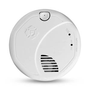 lot 28938 image: New 2025 First Alert SMCO410 Z-Wave Battery-Powered Smoke Detector & Carbon Monoxide Alarm, Works with Ring Alarm Base Station, Single Pack, White - Retail $65