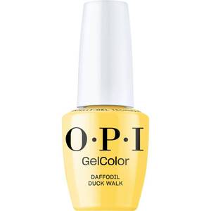 lot 30724 image: OPI GelColor Daffodil Duck Walk  Opaque Bright Yellow Creme LED Cure Gel Nail Polish  Salon-Quality Shine, Long-Lasting Wear  0.5 Fl Oz  Make Em Jelly Collection  Summer 2025 - Retail $24