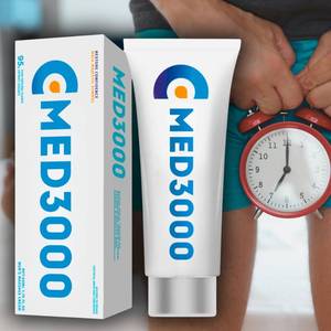 lot 30977 image: Gel Med3000 for Men - Powerful ED Cream and Blood Flow Enhancer - Erectile Dysfunction Supplements Cream - Retail $80