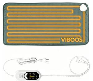 lot 46178 image: Electric Heating pad with 6 Heat Settings, Auto Shut Off, Dry Electric Heating for Back Neck Knee Arms Legs Shoulder Heat Pads for Christmas Birthday Father Mothers Day (23.8X11.8, Gray Green) - Retail $17