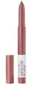 lot 46232 image: Maybelline Super Stay Ink Crayon Lipstick Makeup, Precision Tip Matte Lip Crayon with Built-in Sharpener, Longwear Up To 8Hrs, Lead The Way, Pink Beige, 1 Count - Retail $13