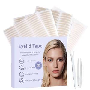 lot 46237 image: Eyelid Tape for Hooded Eyes Invisible 600Pcs, Waterproof Eyelid Lifter Strips for Natural-Looking, All-Day Wear,Say Goodbye to Single Lids,Sagging Eyelids - Retail $6