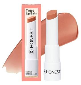 lot 46239 image: Honest Beauty Moisturizing Vegan Tinted Lip Balm, Antioxidant-Rich, Acai Extracts, Avocado Oil, Cruelty and Paraben-Free, Lychee Fruit - Retail $10